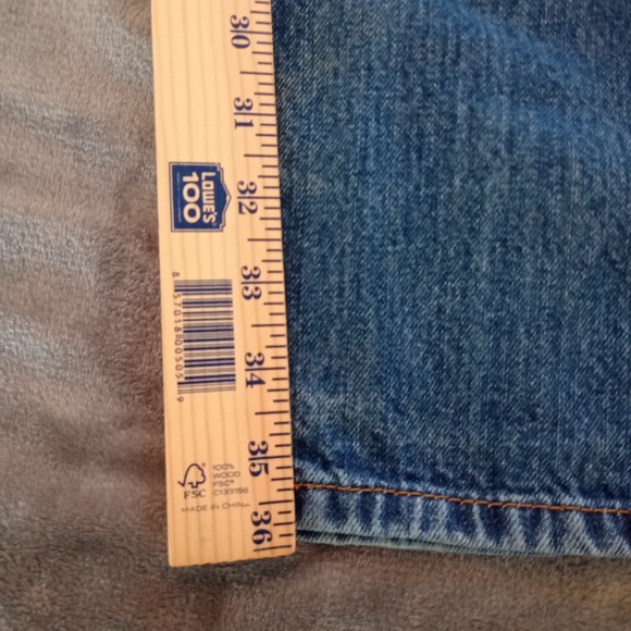 Cinch Men's Blue Jeans White Label Size 31 X 36 Medium Wash Relaxed Bootcut - Picture 9 of 15